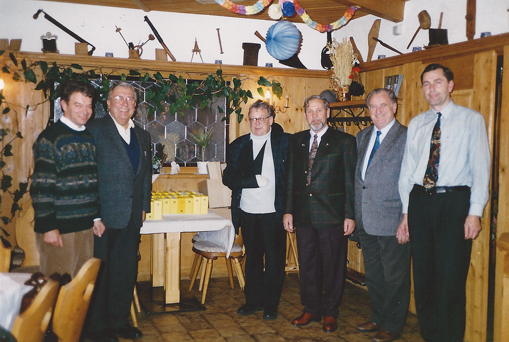 Teilnehmer der Vorstandssitzung 1996